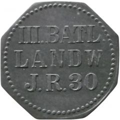 5 Pfennig - Saarlouis III Batl. Landw. J.R. 30