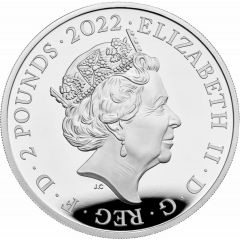 2 Pounds - Elizabeth II Peter Rabbit, Silver Proof