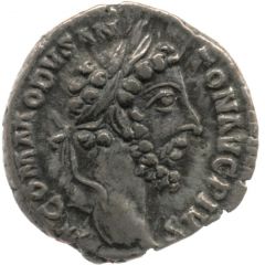 Denarius - Commodus P M TR P VIIII IMP VI COS IIII P P, Pax