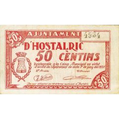 50 Céntimos Hostalric