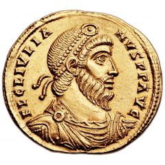 Solidus - Julianus II VIRTVS EXERCITVS ROMANORVM, Ivy leaves in exergue, Rome