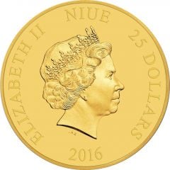25 Dollars - Elizabeth II Princess Leia