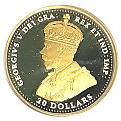 20 Dollars In the name of George V, WWI - Newfoundland