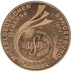 Medal - 150 Years Mitteldeutscher Sängerbund