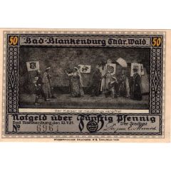 50 Pfennig Günther von Schwarzburg Series