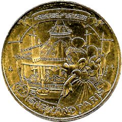Monnaie de Paris Tourist Token - Disneyland Paris Le Carrousel de Lancelot - Minnie Fée