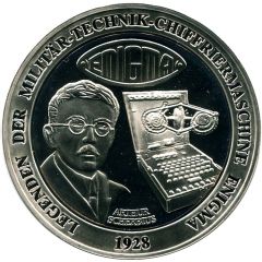 Token - Deutschland Legends of military equipment - Enigma machine