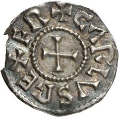 Denier - Charlemagne Dax mint