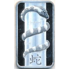 1 oz Silver PAMP - Year of the Snake