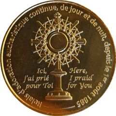 Monnaie de Paris Tourist Token - Basilique du Sacré-coeur Ici, j`ai prié pour Toi