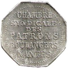 1/4 Décime - Chambre Syndicale des Patrons Boulangers Nantes