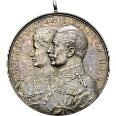 Medal - Silver wedding of Wilhelm II and Auguste Victoria