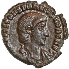 Nummus - Constantius Gallus FEL TEMP REPARATIO with horseman and S, Rome