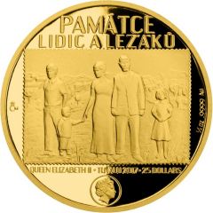 25 Dollars - Elizabeth II Lidice and Ležáky massacres