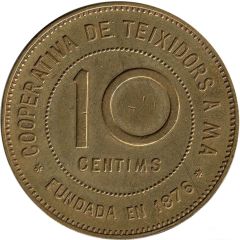 10 Centimos - Cooperativa de Teixidors a Ma
