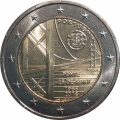 2 Euros 25th of April bridge