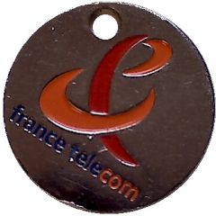 Shopping Cart Token - France Telecom 1 Euro