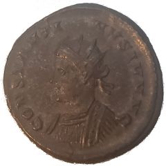 Nummus - Constantinus II Radiate, cuirassed, left, BEATA TRANQLITAS, F-B, PLON, Londinium