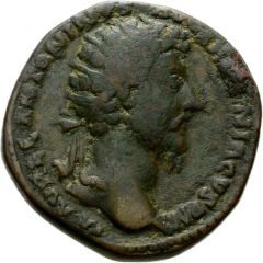 Dupondius - Marcus Aurelius CONG AVG III TR P XX IMP III COS III S C, Liberalitas