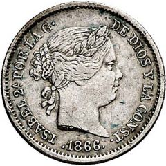 10 Centimos de Escudo - Isabel II