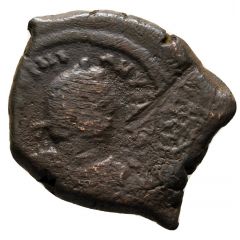 16 Nummi - Justinian I Thessalonica, Type I • W