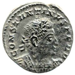 Nummus - Constantinus I CONSTANTINVS PF AVG, SOLI INVICTO COMITI, S-F, PLN, Londinium