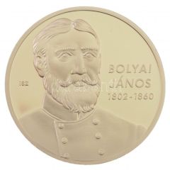 Medal - Great Hungarians Bolyai János