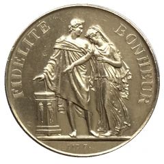 Wedding Medal - Fidélité-Bonheur Louis-Michel Petit