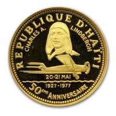 250 Gourdes Charles Lindbergh