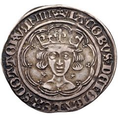 1 Groat - James IV Light Coinage, Type III