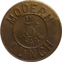 5 Cents - Modern Cafe Faribault, Minnesota