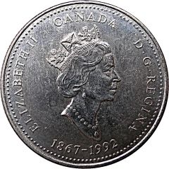 25 Cents - Elizabeth II Yukon