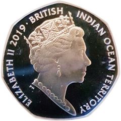50 Pence - Elizabeth II Loggerhead turtle