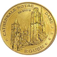 Tourist token - Monnaie de Paris - Cathédrale Notre Dame - Rouen
