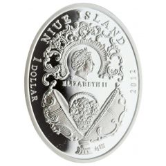 1 Dollar - Elizabeth II Cockerei Egg