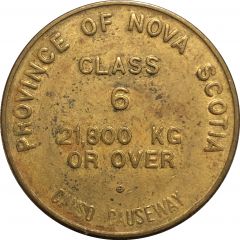 Toll Token - Canso Causeway Class 6