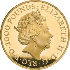 2000 Pounds - Elizabeth II Seymour Panther, Gold Proof