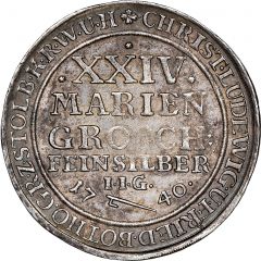 24 Mariengroschens - Christopher Louis II and Frederick Botho