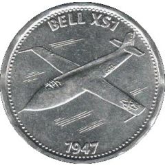 Token - Shell - Man in Flight #12 - Bell XS-1, 1947