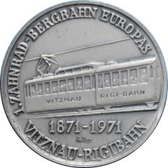 Medal - Vitznau-Rigibahn rack railway