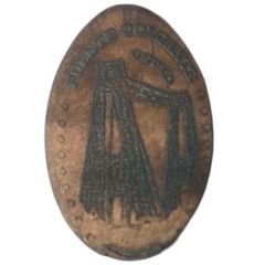 Elongated coin - Vizcaya bridge