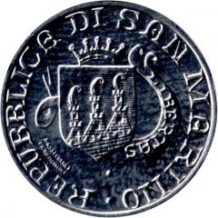 1 Lira Monte Titano
