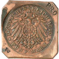 5 Mark - William II Reverse Trial