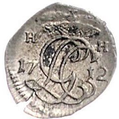 1 Pfennig - George Louis