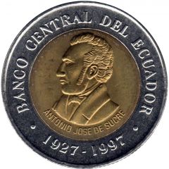 100 Sucres Central Bank