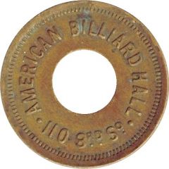 5 Cents - American Billiard Hall Seattle, Washington