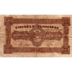 1 Peseta Espluga de Francolí