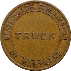 Token - State Roads Commission of Maryland Truck