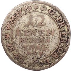1⁄12 thaler - Charles-Edzard