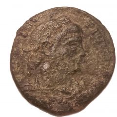 Nummus - Constantinus II GLORIA EXERCITVS, One standard, Lugdunum